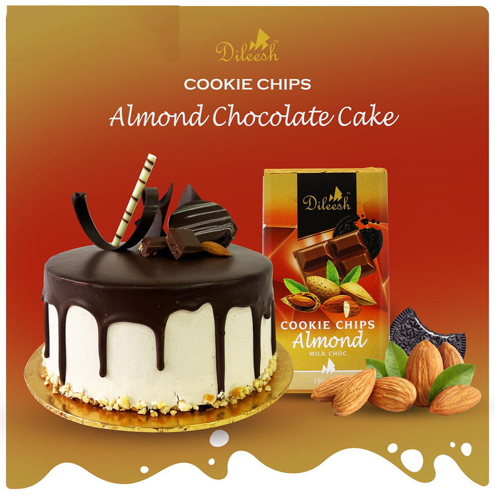 Dileesh Almond Cookie Chips Cake 8"
