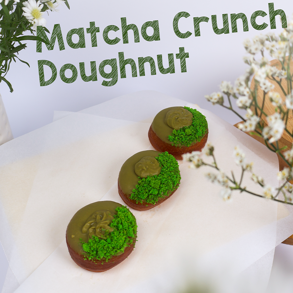 [MVB0308] Crunchy Matcha Doughnut