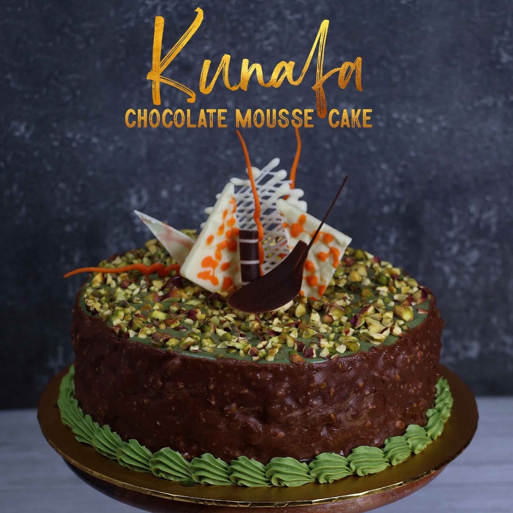 [MVB0329] Kunafa Chocolate Mousse Cake