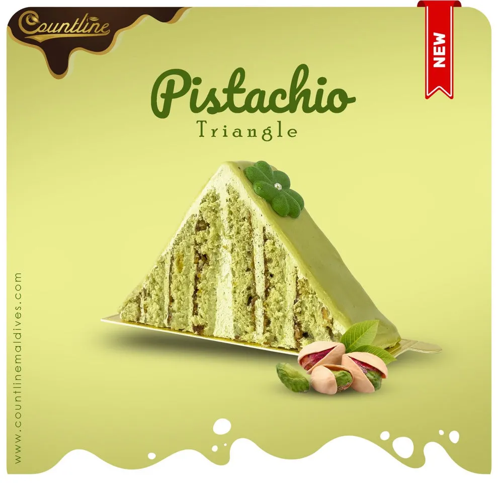 [MVB0332] Pistachio Cake slice