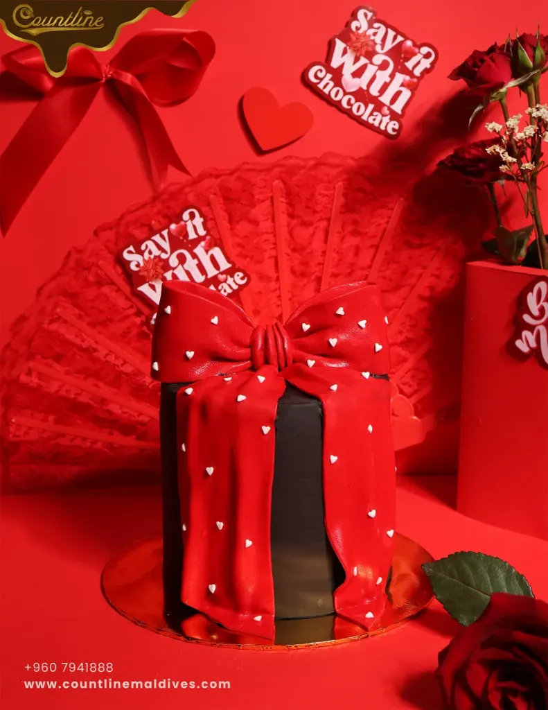Valentine Chocolate Cake (Black)