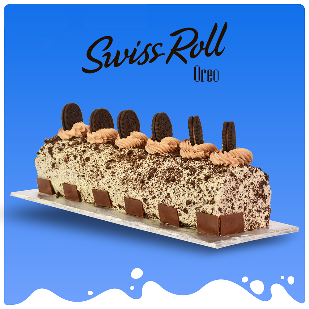 Half Oreo Swiss Roll