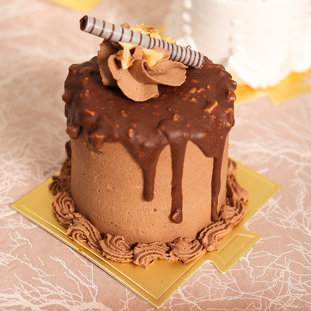 [MVB0558] Hazelnut opera cake 5â€x5â€