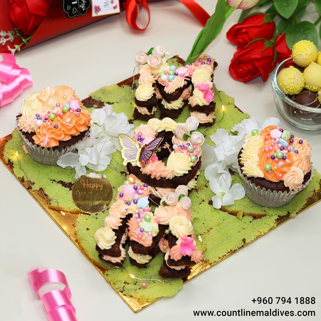 [MVB0573] Mothers day MOM Letter cake