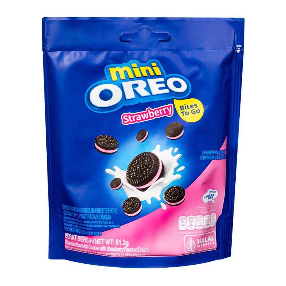 [NBS0031] Oreo Mini Strawberry Pouch 58.4g