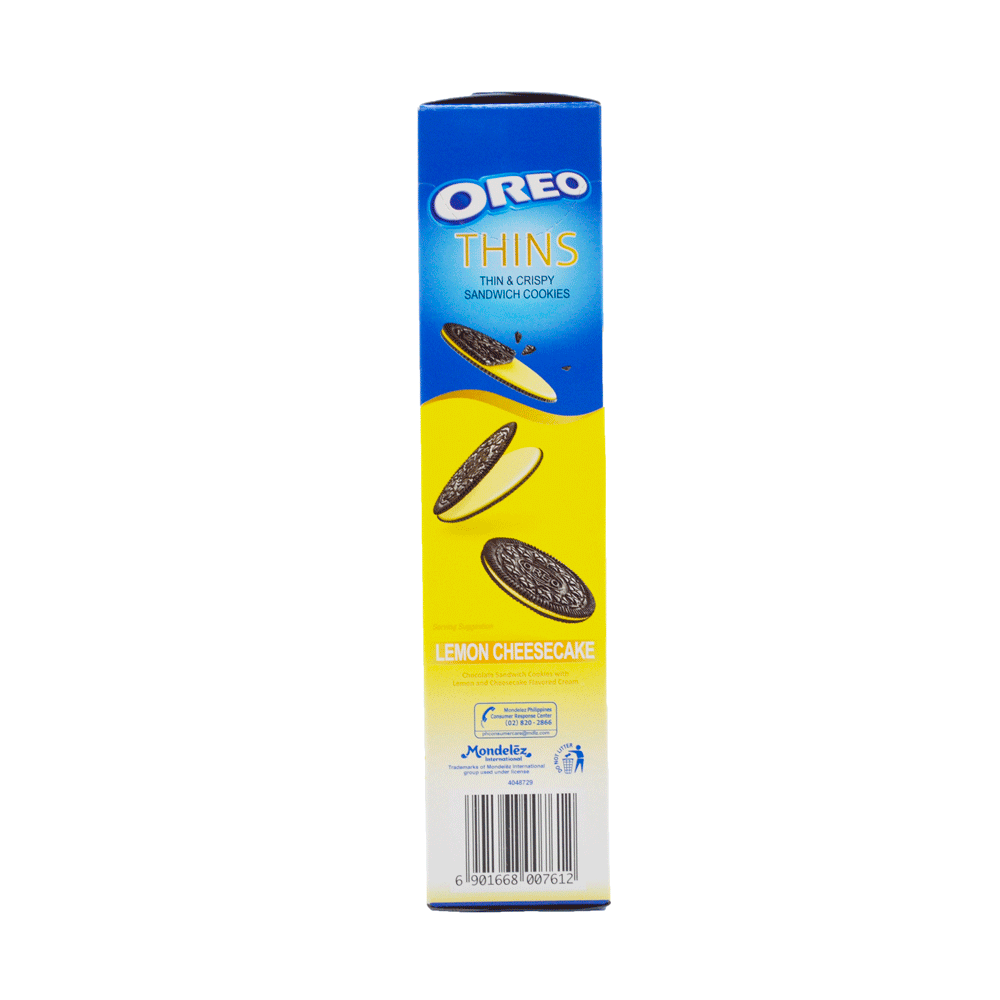 [NBS0047] Oreo Thins 95gr x 24 Lemon Cheesecake