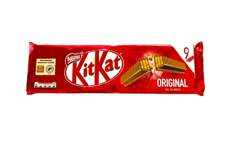 [NST0011] Kit Kat 2 Finger Milk 9 Bars Pack 186.3g (UK)