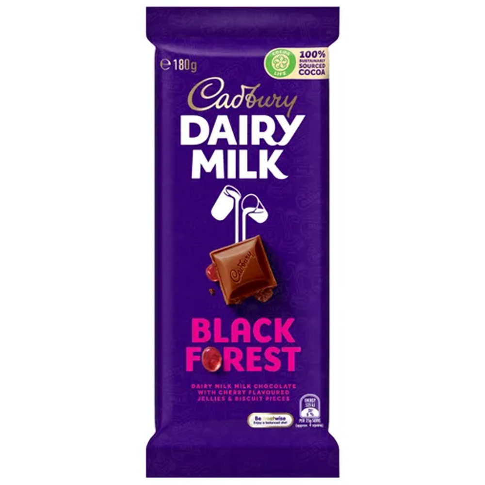 [SCP0009] Cadbury Dairy Milk Black Forest 180g