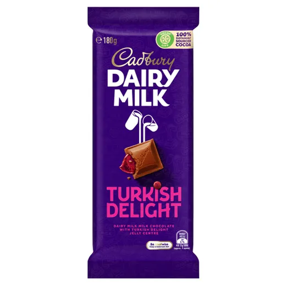 [SCP0015] Cadbury Dairy Milk Turkish Delight 180g