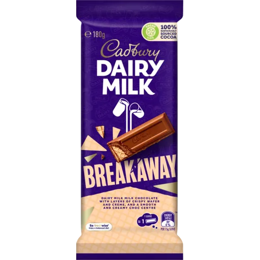 [SCP0019] Cadbury Dairy Milk Breakaway 180g
