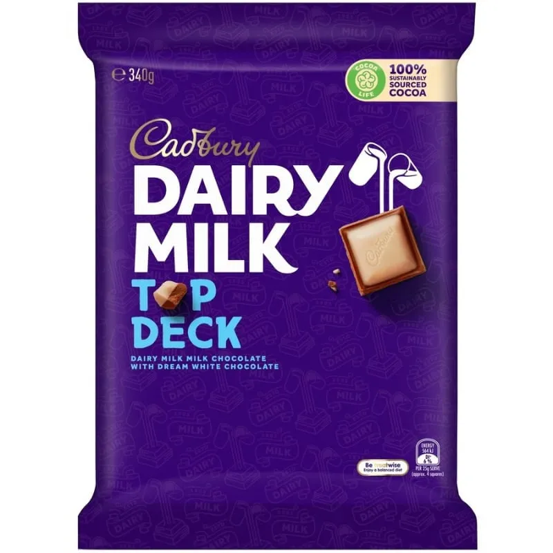 [SCP0028] Cadbury Dairy Milk Top Deck 340g