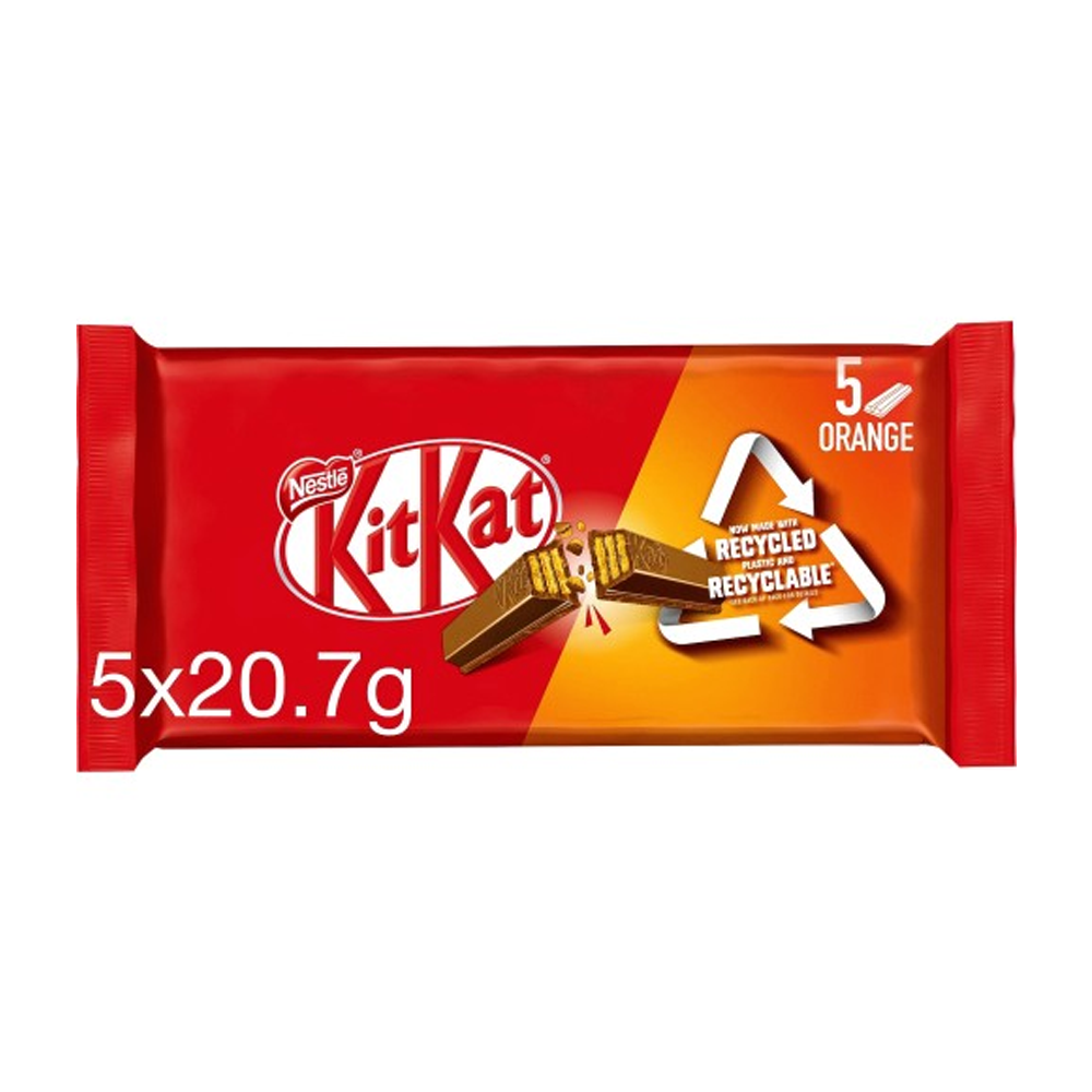 [SCP0058] Kit Kat 2 Finger 5 Bars Orange Chocolate 103.5g