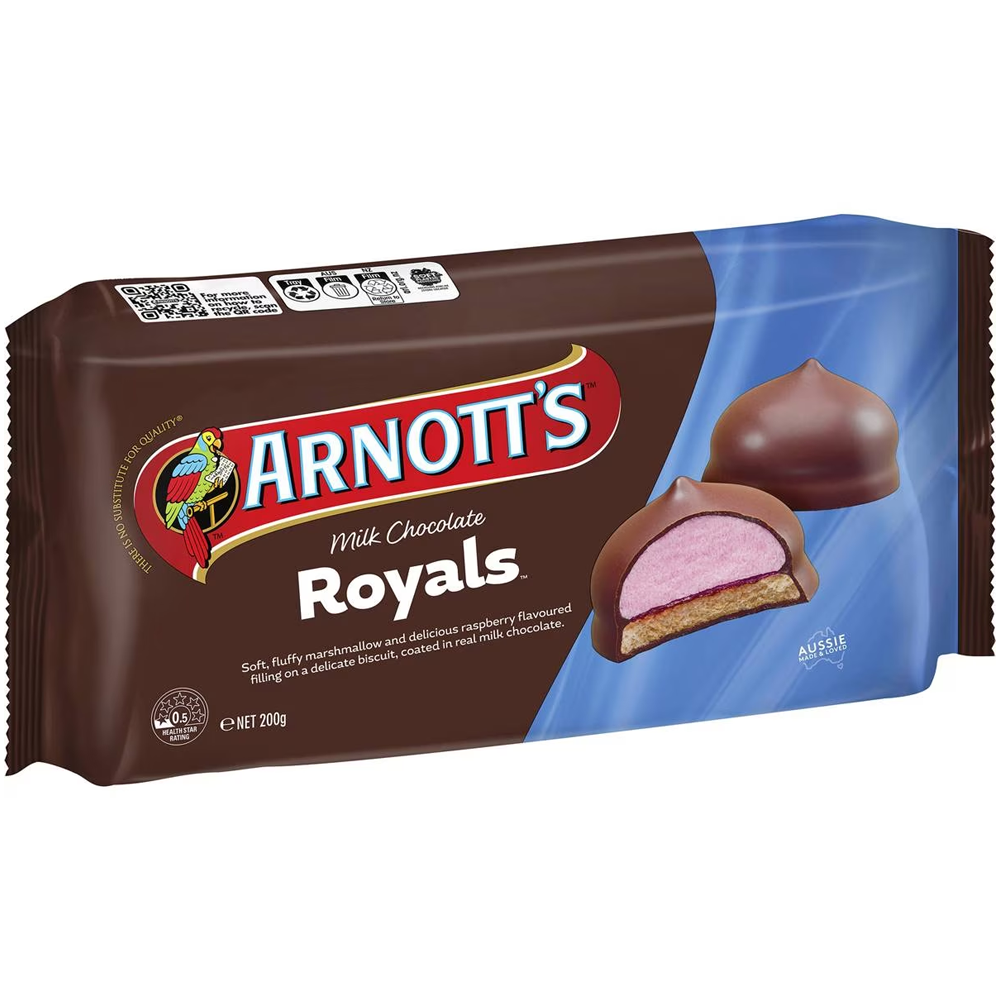 [SCP0076] Arnott's Royals Milk Chocolate Biscuits 200g