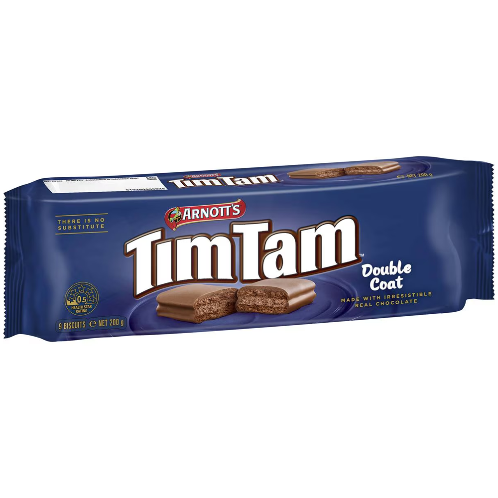 [SCP0080] Arnott's Tim Tam Double Coat Chocolate Biscuits 200g