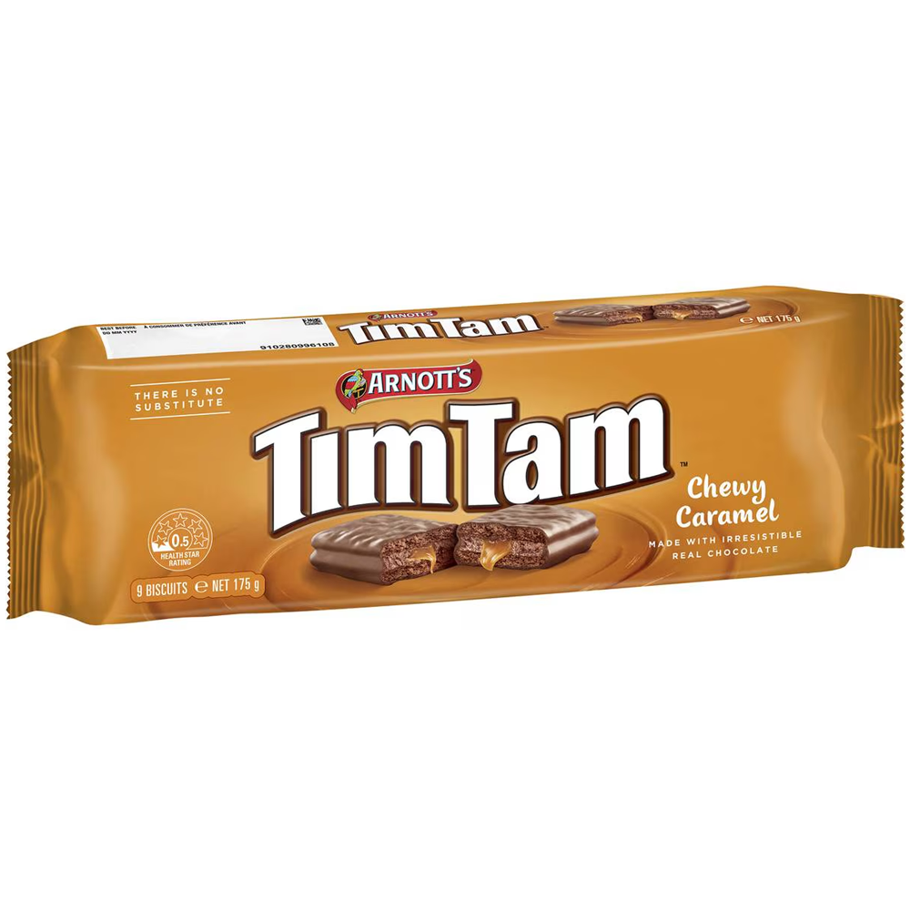 [SCP0081] Arnott's Tim Tam Chewy Caramel Chocolate Biscuits 175g