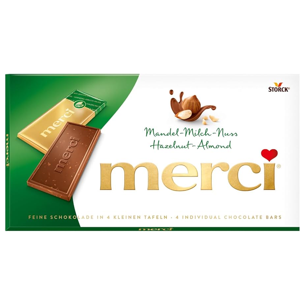 [SCP0103] Storck Merci Chocolate Almond Milk Nut (Mandel-Milch-Nuss)100g