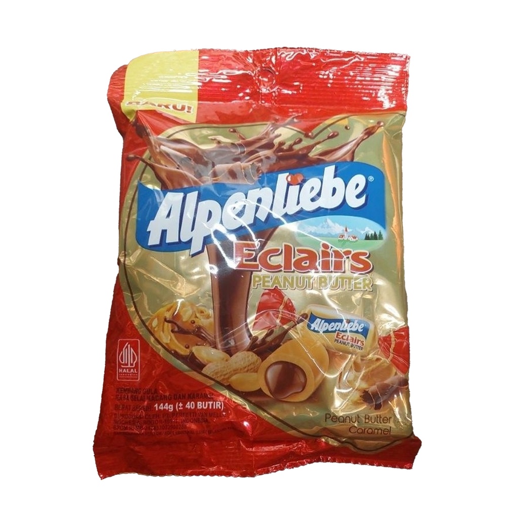[SCP0143] Alpenliebe Eclairs Peanut Butter Chocolate 144g