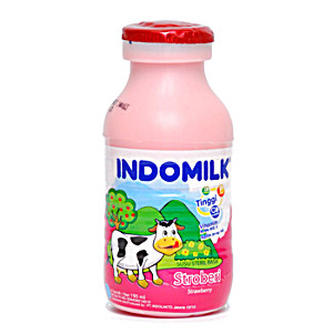 [SCP0155] Susu Steril Indomilk Strawberry 190ml