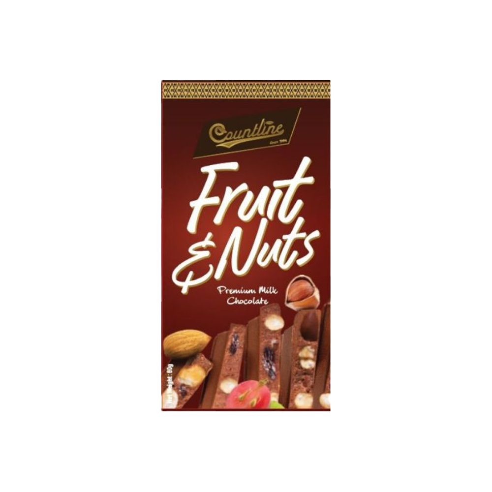 [SCP0163] Countline Fruit & Nuts Milk Chocolate Bar 80g