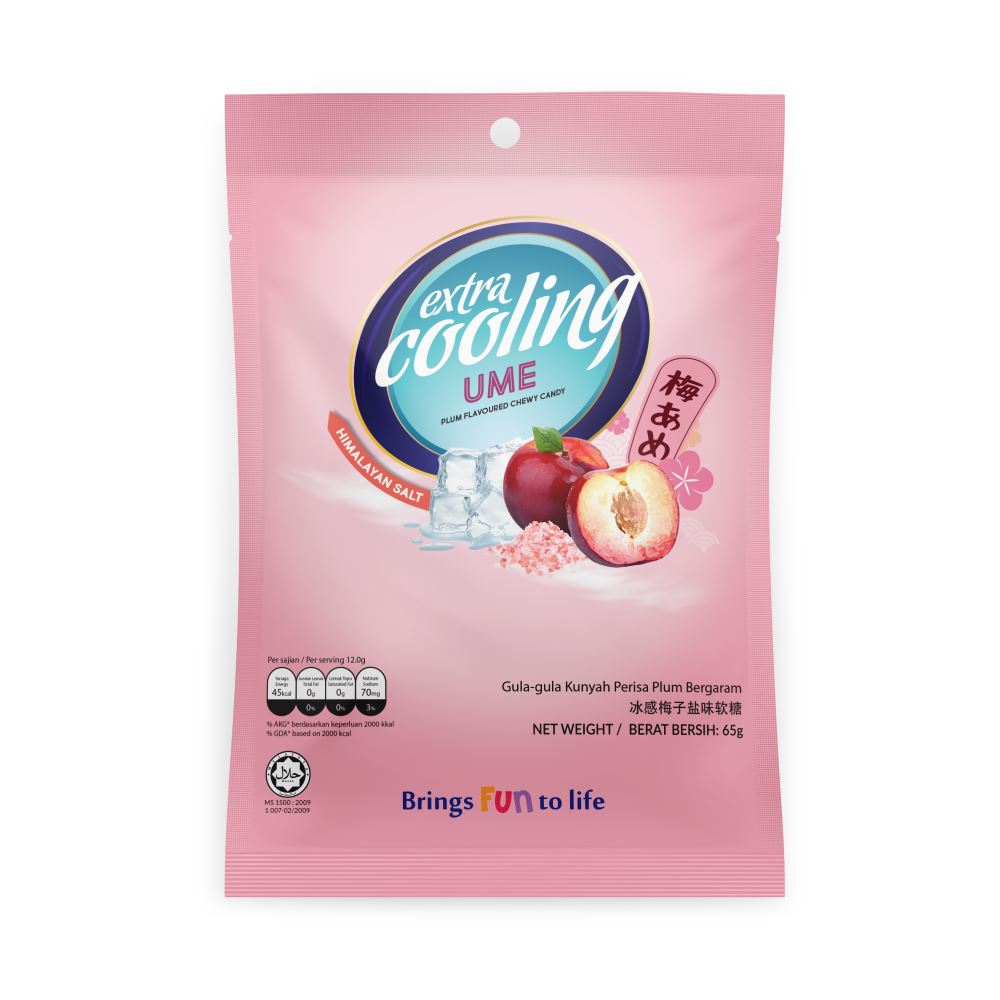 Extra Cooling Plum Chewy Candy 65g