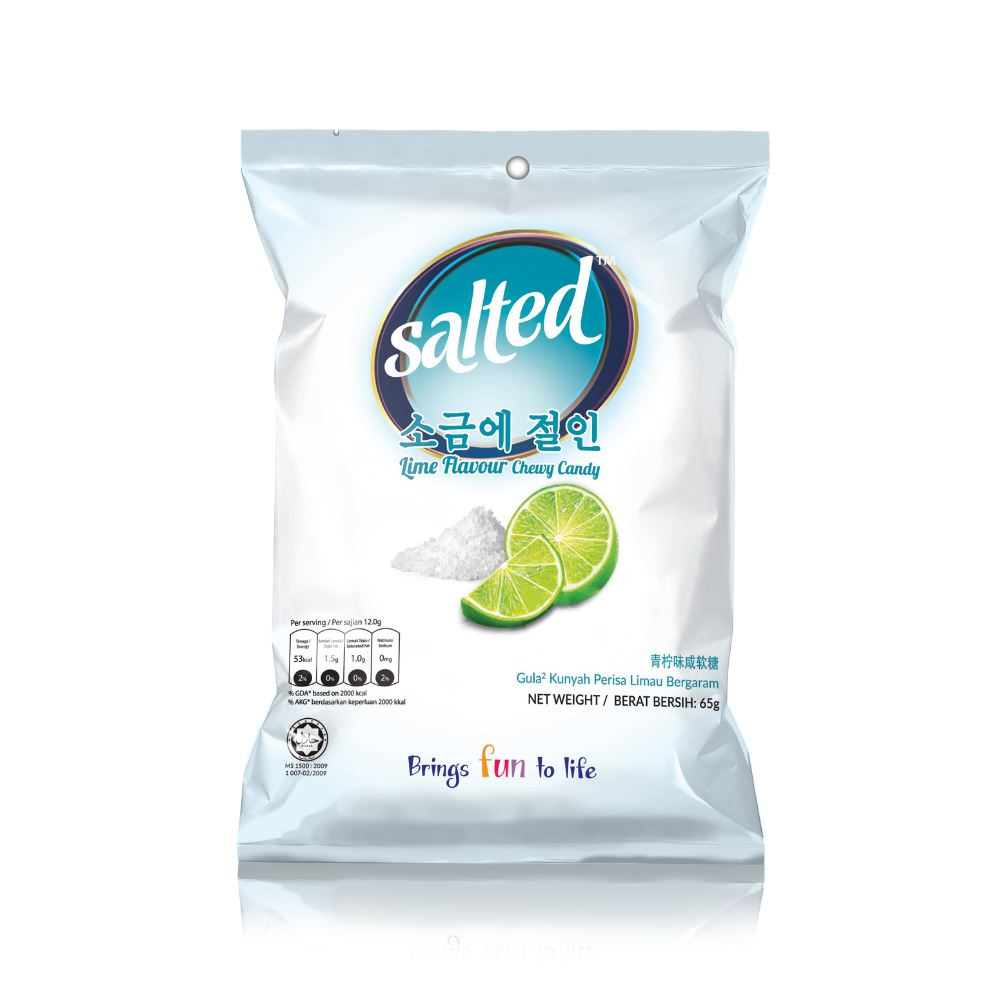 [SCP0178] Salted Lime Chewy Candy 65g