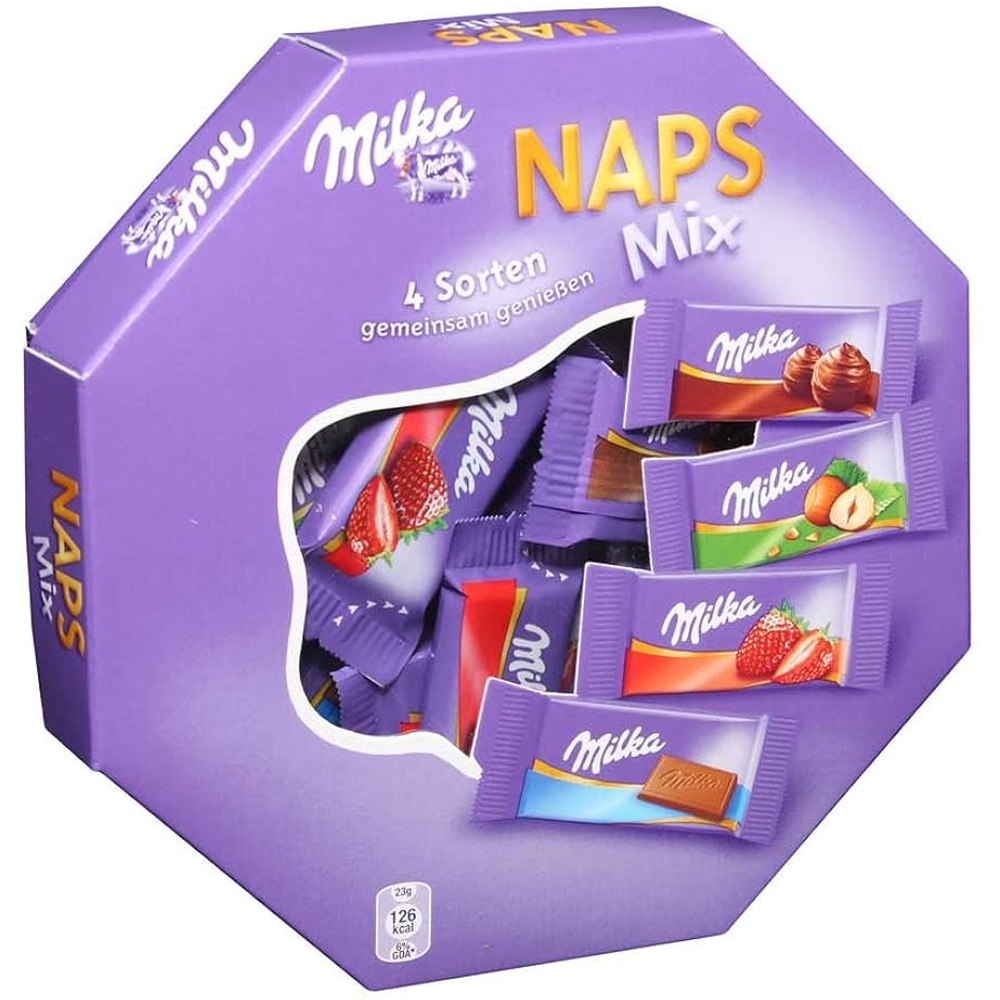 [SCP0233] Milka Naps Mix 138g
