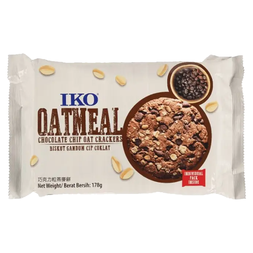 [SCP0281] IKO Chocolate Chips Oatmeal Cracker 178g