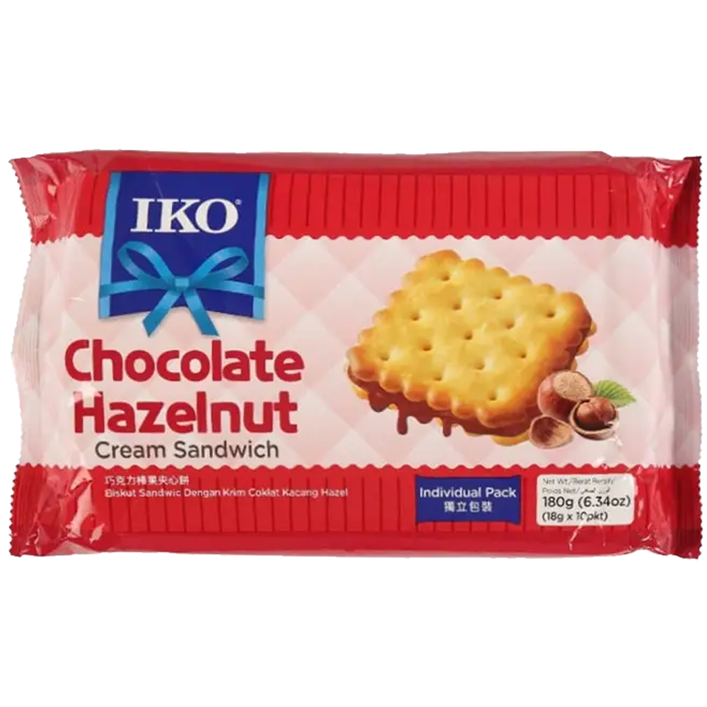 [SCP0286] IKO Chocolate Hazelnut Cream Sandwich 108g