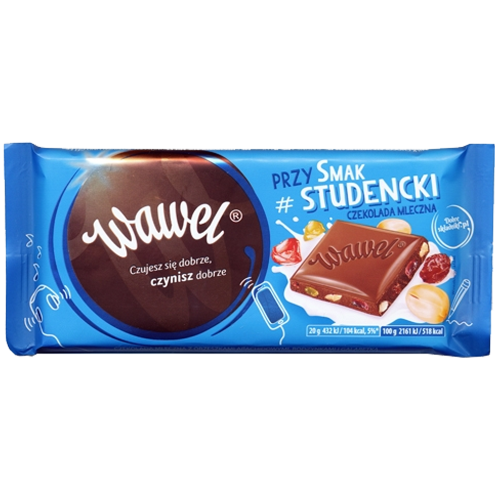 [SCP0297] Wawel Jelly Peanuts & Raisins (Studencki) 100g