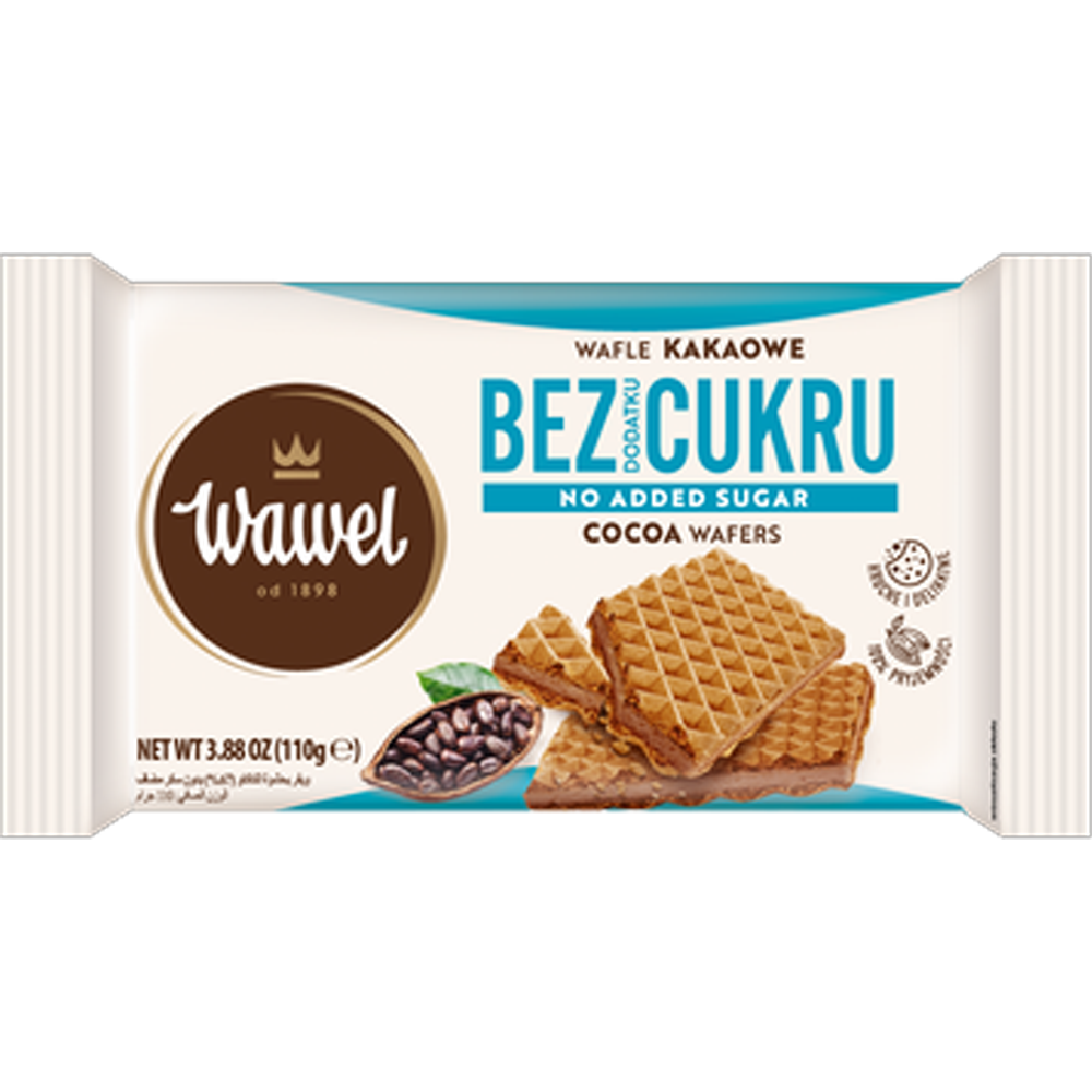 [SCP0308] Wawel No Added Sugar Cocoa Wafer 110g
