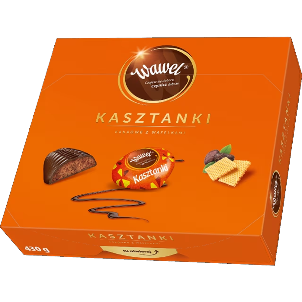 [SCP0310] Wawel Cocoa Wafer Pralines (Kasztanki) 330g