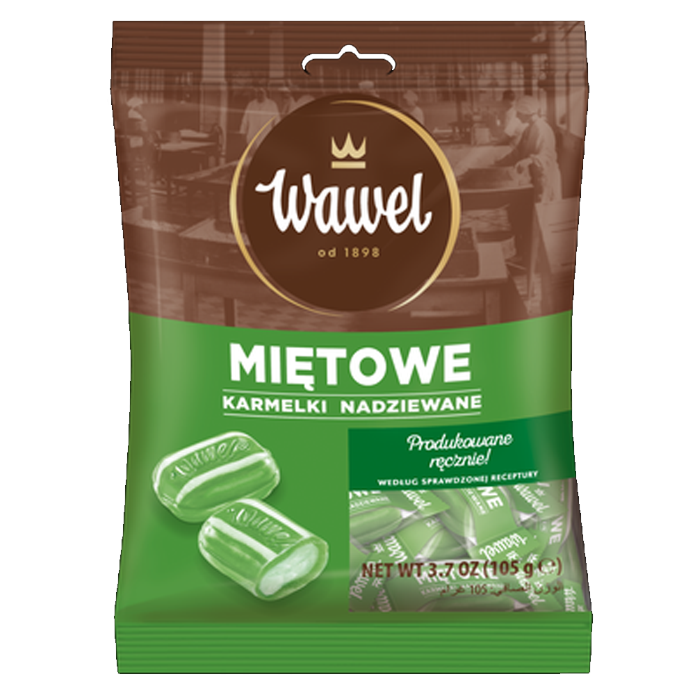 [SCP0321] Wawel Mint Caramels Hard Candy (Mietowe) 105g