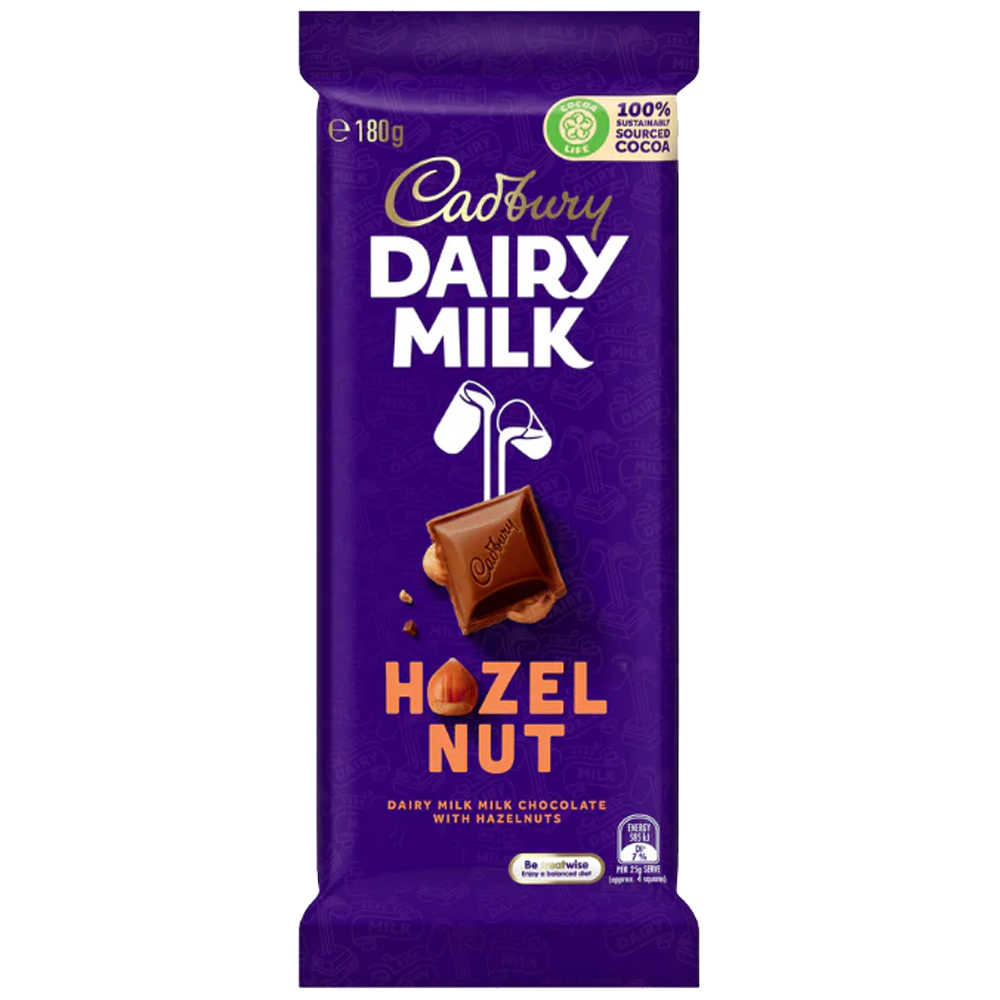 [SCP0342] Cadbury Dairy Milk Hazelnut 180g