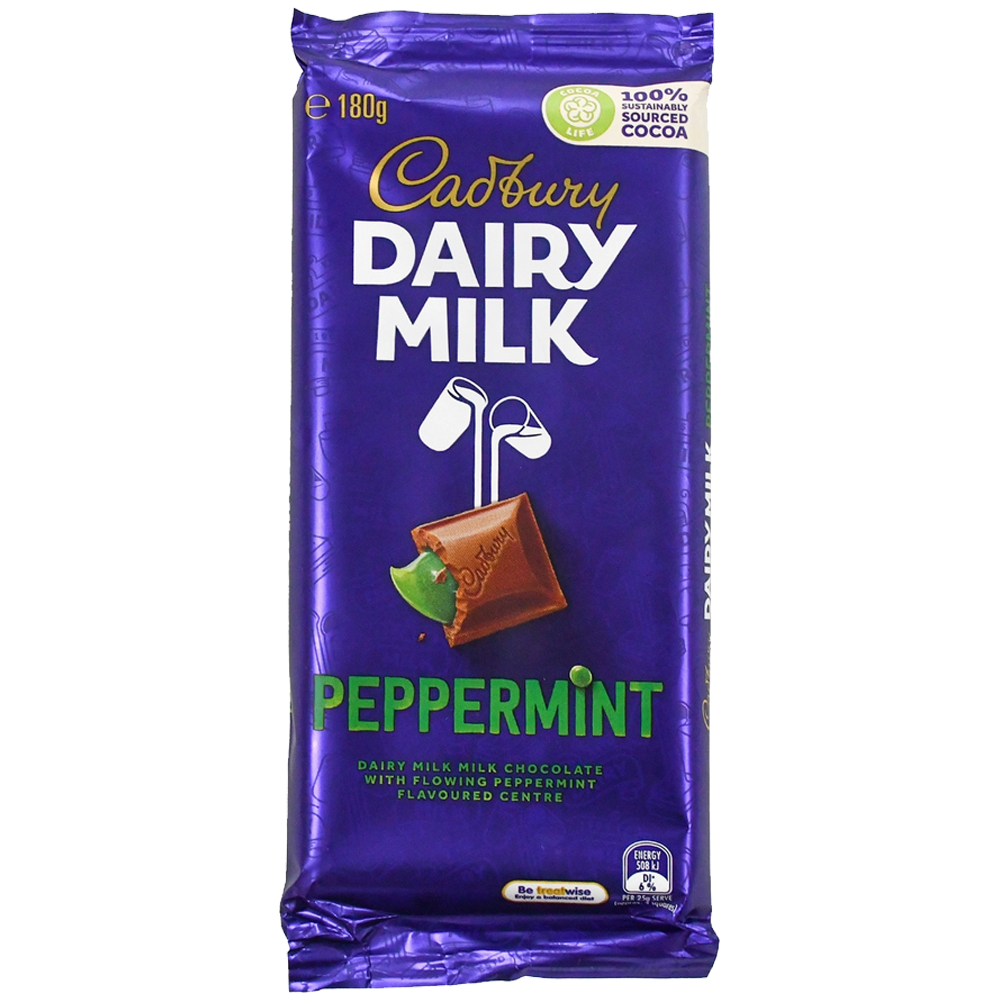 [SCP0343] Cadbury Dairy Milk Peppermint Chocolate 180g