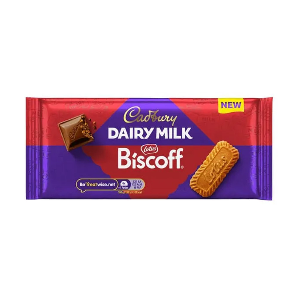 [SCP0349] Cadbury Dairy Milk Biscoff Chocolate 95g