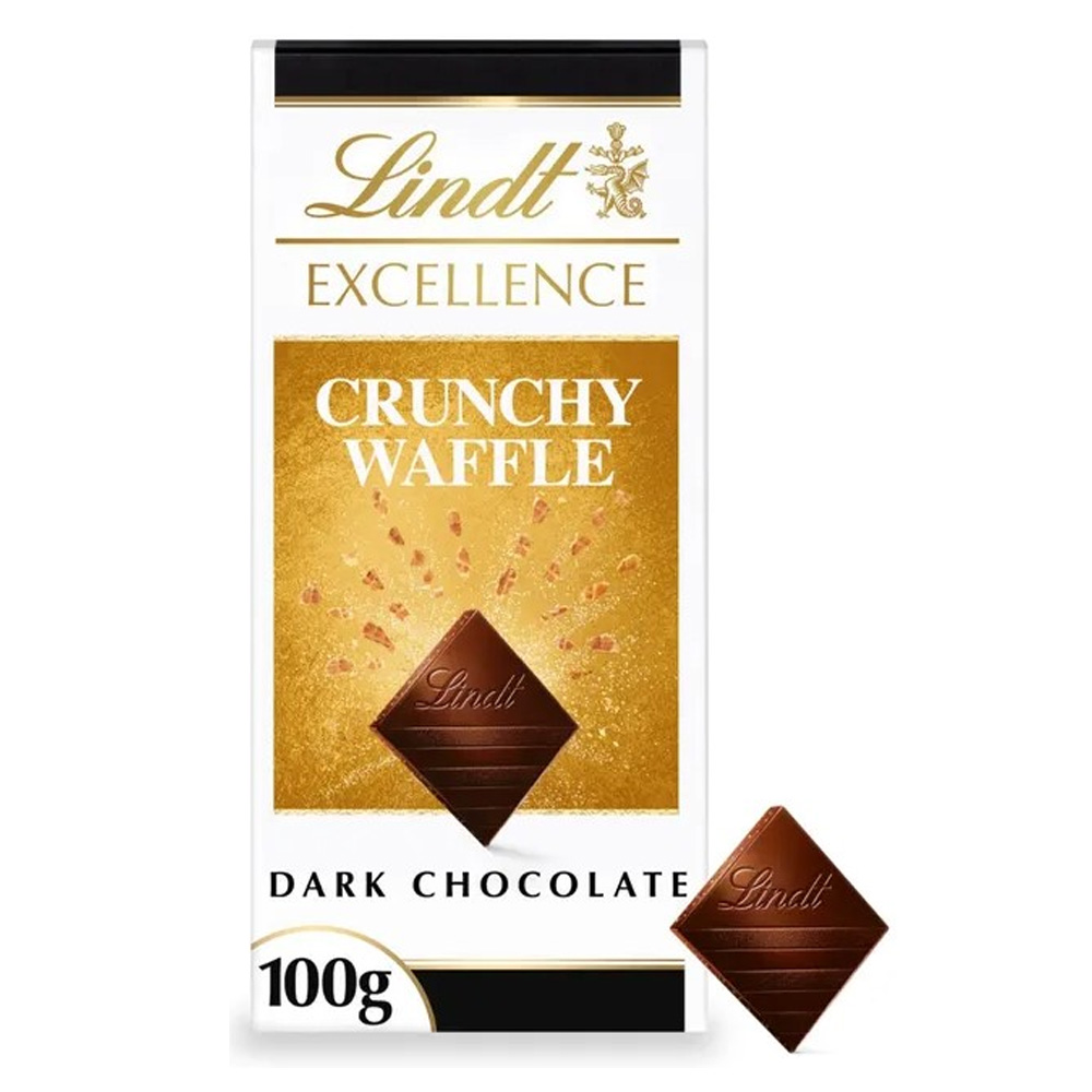 [SCP0394] Lindt Excellence Paillete Crispy (Knusper) Waffle Chocolate 100g