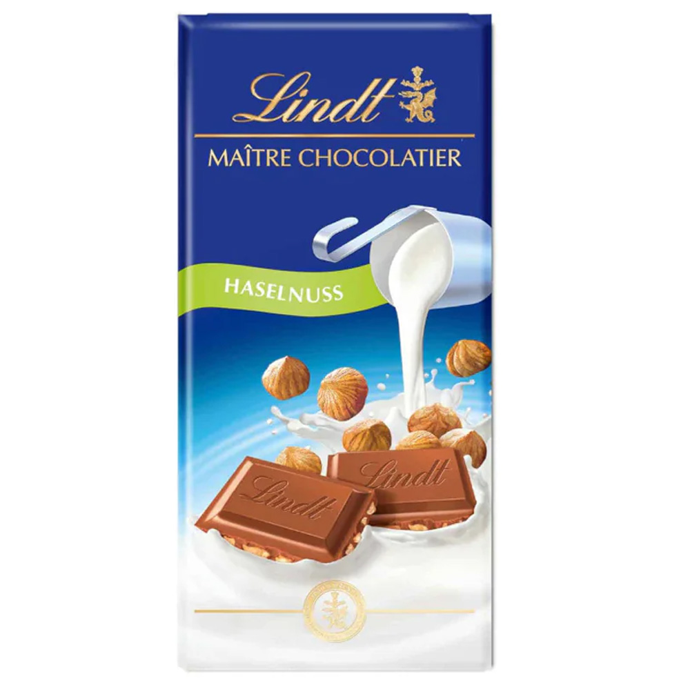 [SCP0396] Lindt Maitre Chocolatier Hazelnut Milk Chocolate 100g