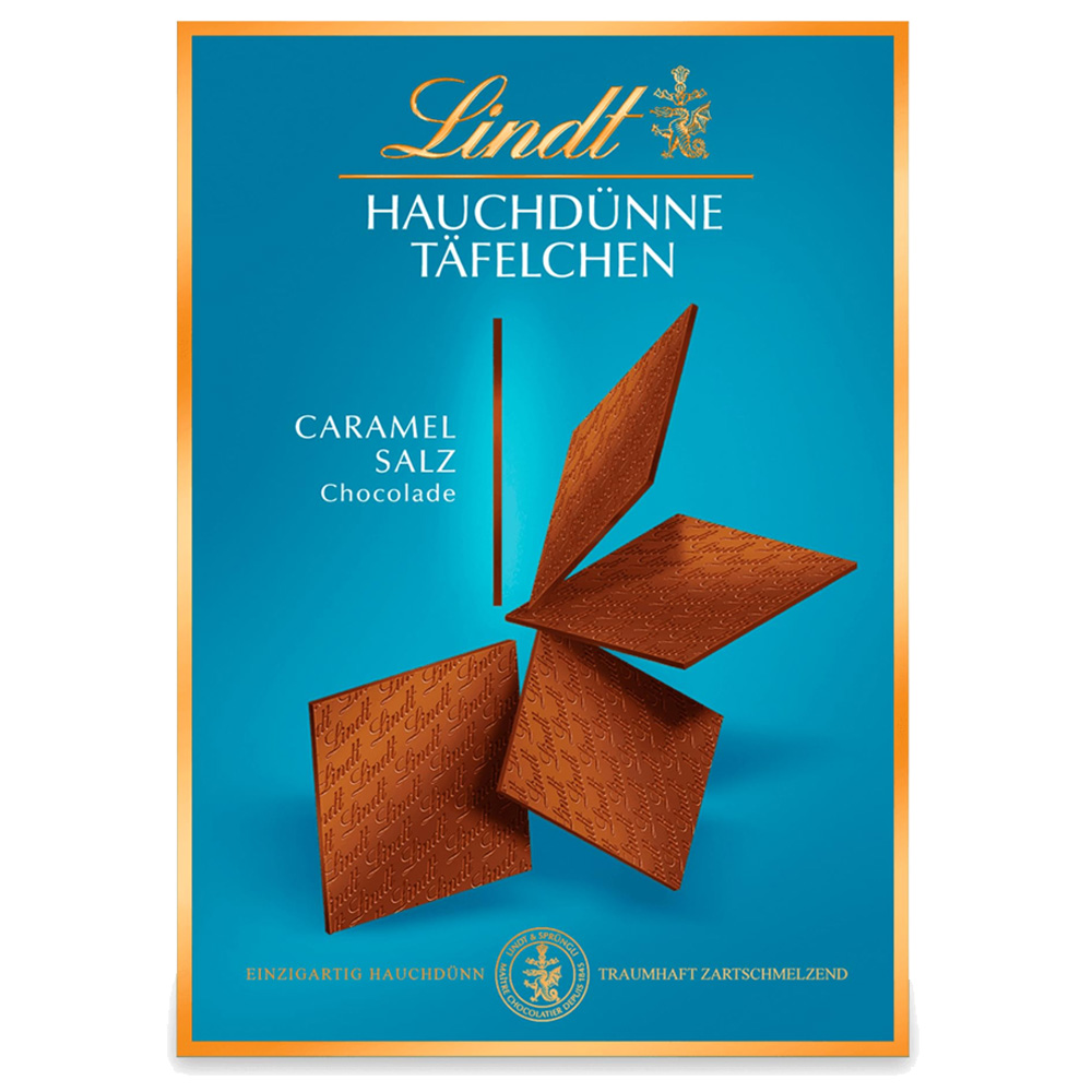 [SCP0405] Lindt Wafer (Hauchdunne) Milk Caramel & Salt 125g