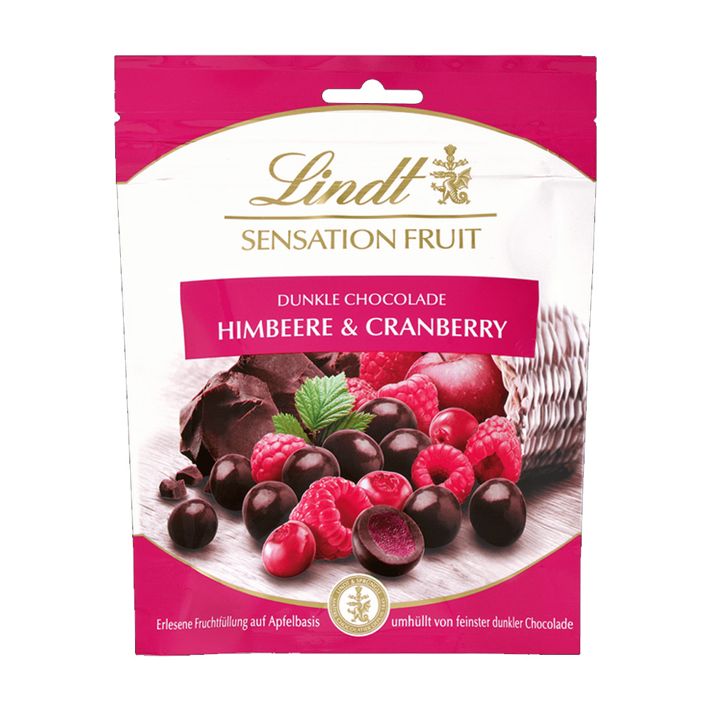 [SCP0409] Lindt Sensation Fruit Himbeere & Cranberry 150g