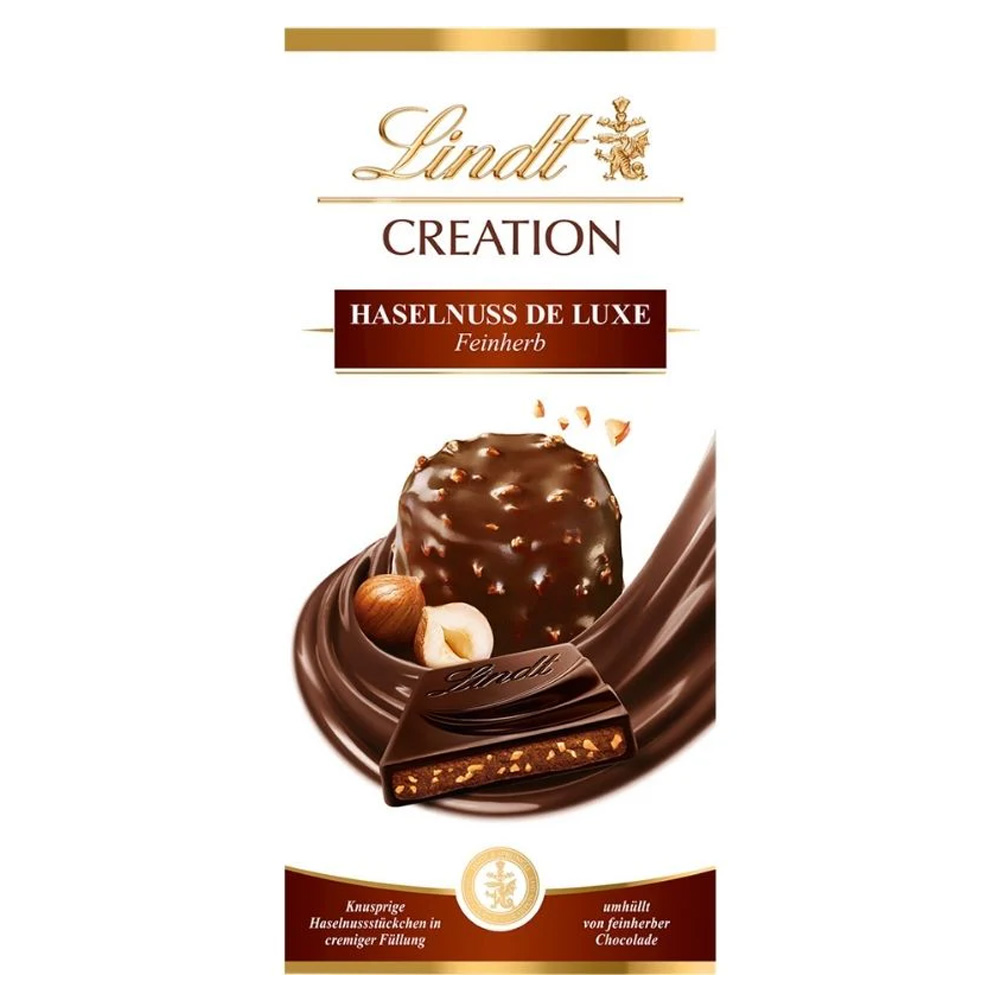 [SCP0411] Lindt Creation Hazelnut de Luxe Semi Dark 150g