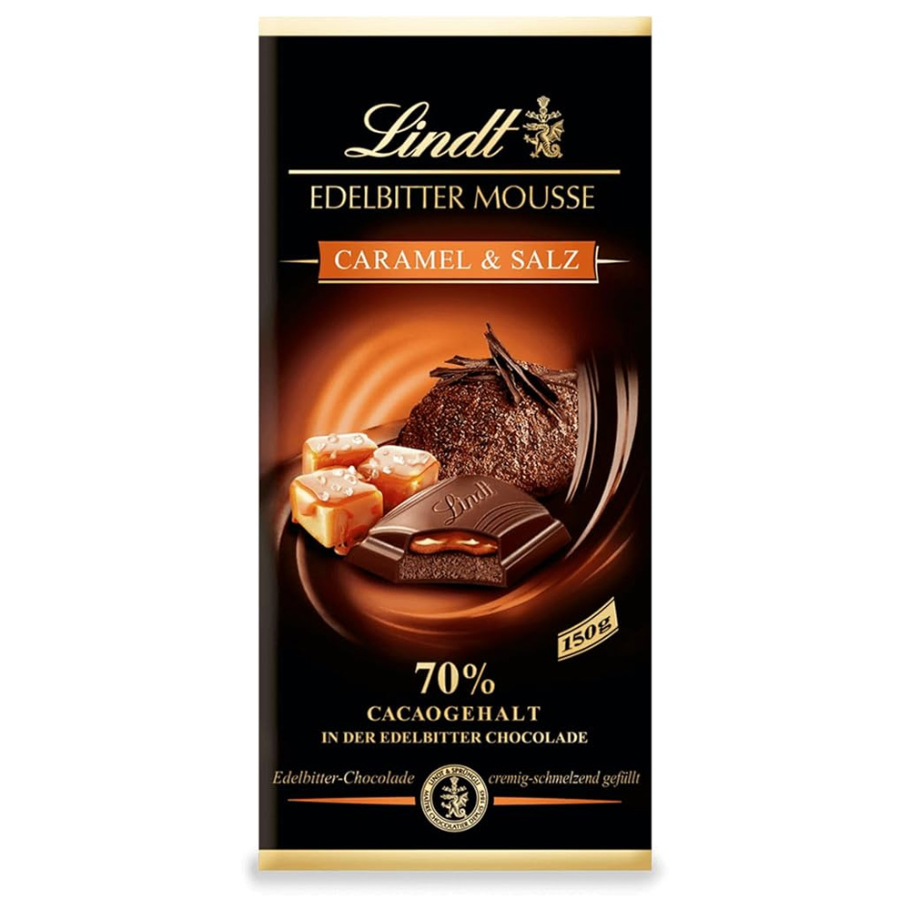 [SCP0413] Lindt Dark Chocolate Mousse Caramel & Salt 150g