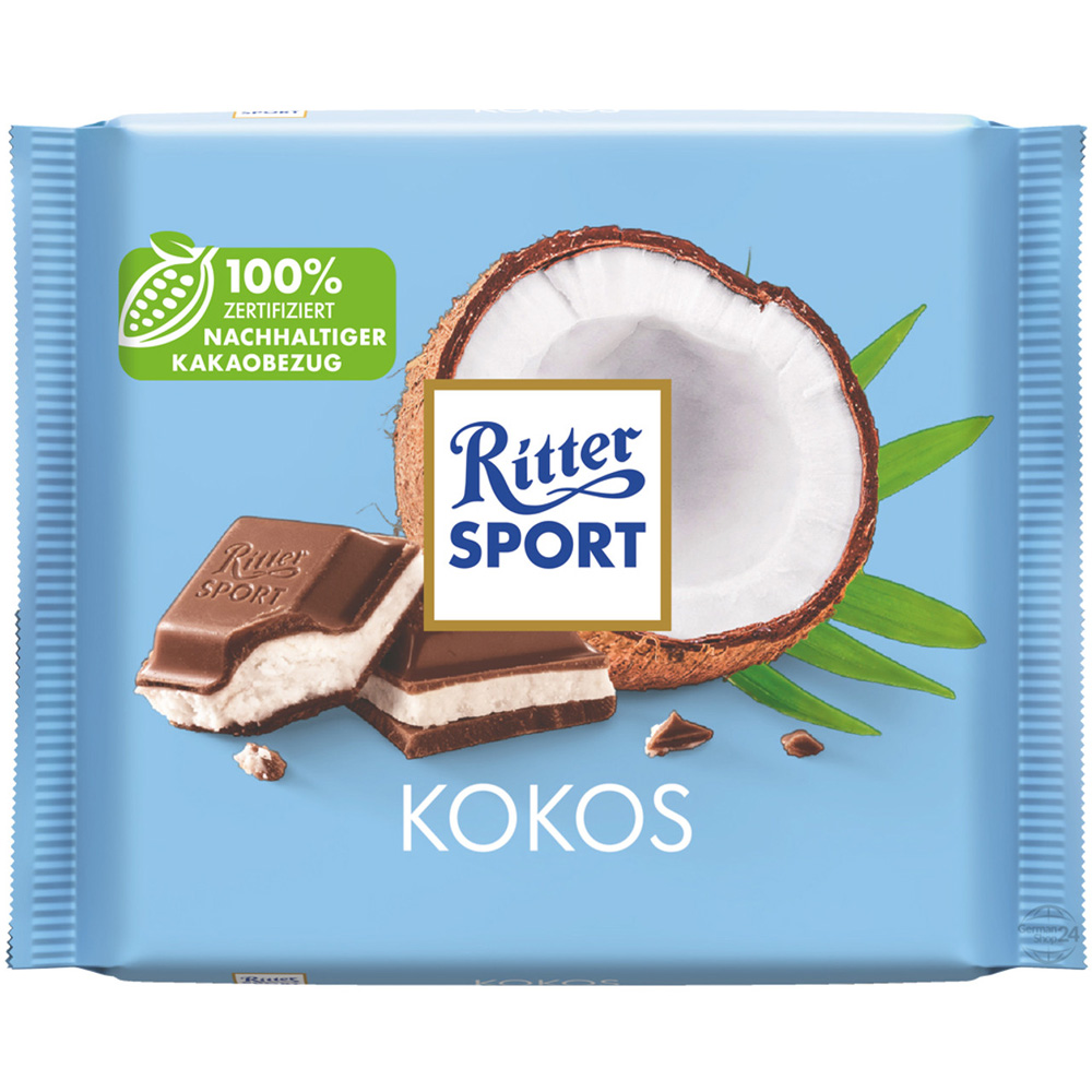 [SCP0414] Ritter Sport Coconut (Kokos) Chocolate 100g