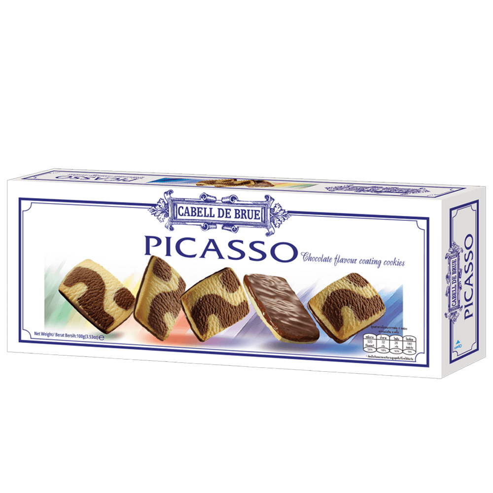 [SCP0417] Tatawa Picasso Chocolate Flavour Coating Cookies 100g