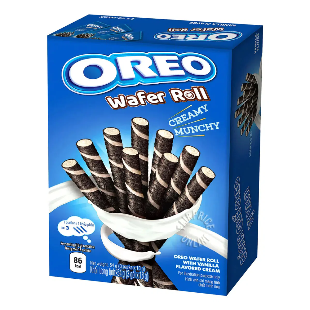 [SCP0429] Oreo Vanilla Wafer Roll 54g