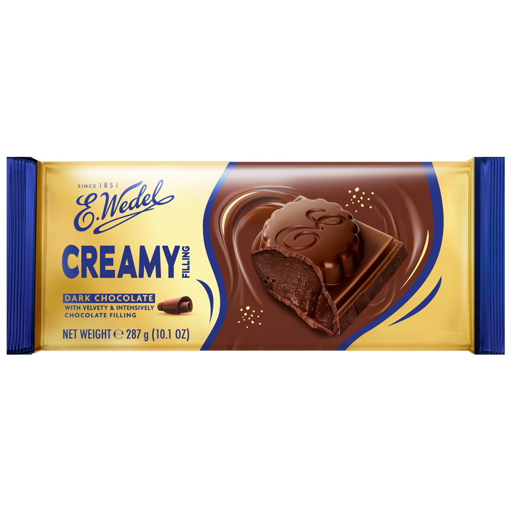 [SCP0433] Wedel Creamy Filling Dark Chocolate 287g