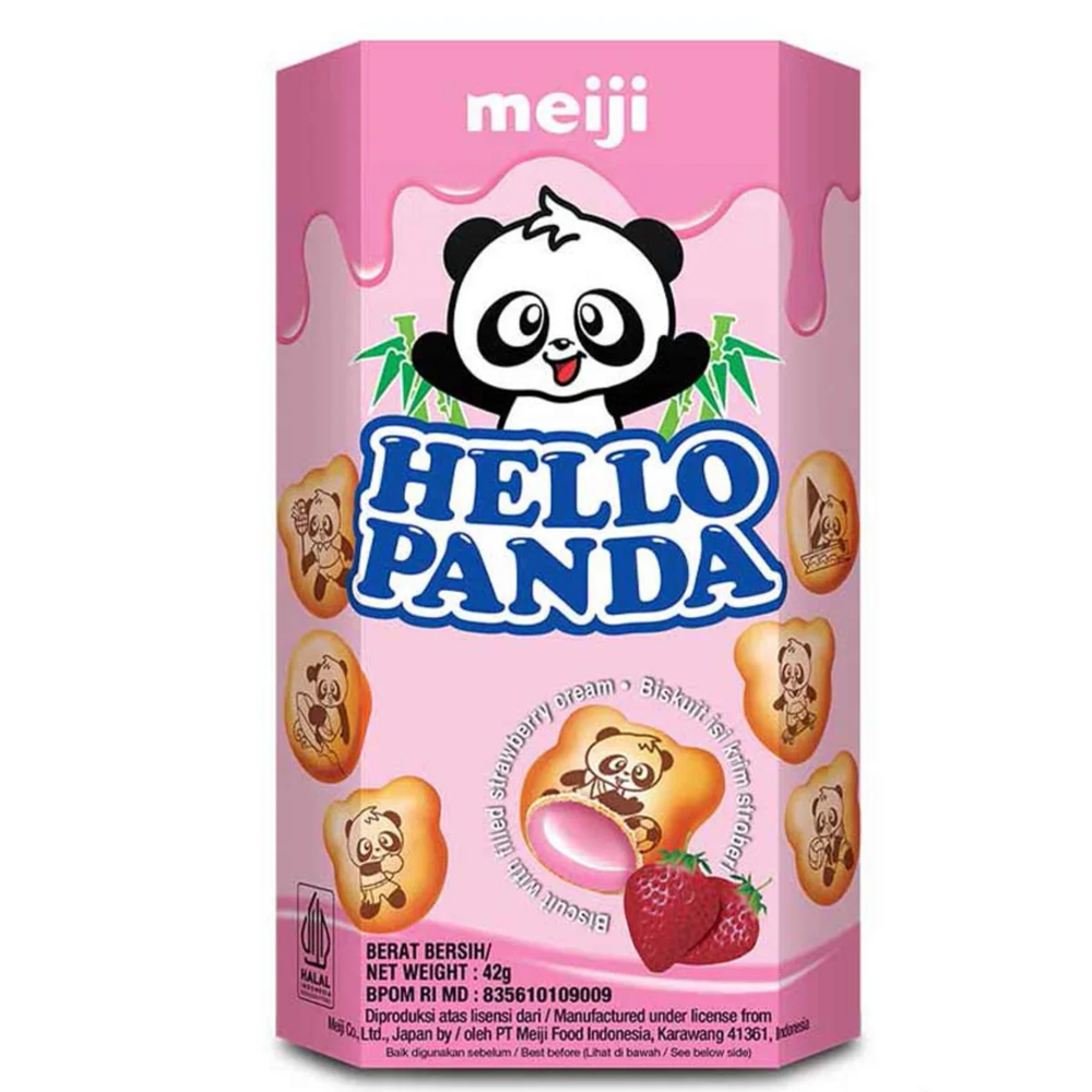 [SCP0675] Hello Panda Strawberry 42g