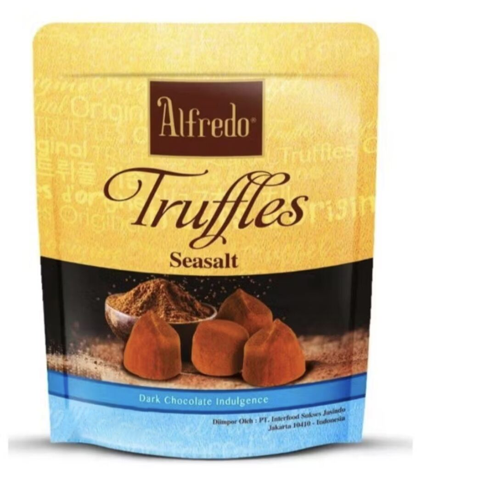 [SCP0706] Alfredo Stand Pouch Truffle seasalt Dark 50g