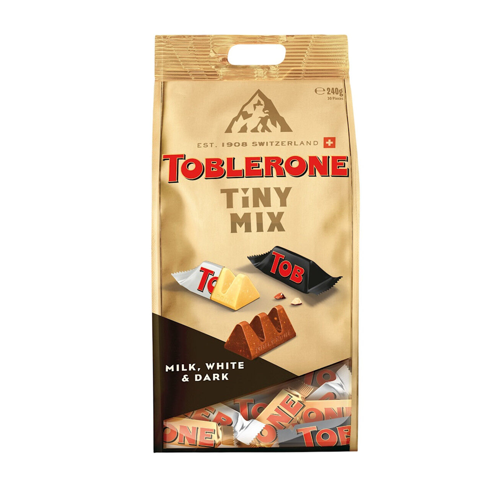 [SCP0719] Toblerone Tiny Mix (Milk, White, Dark) Chocolate Bag 240g