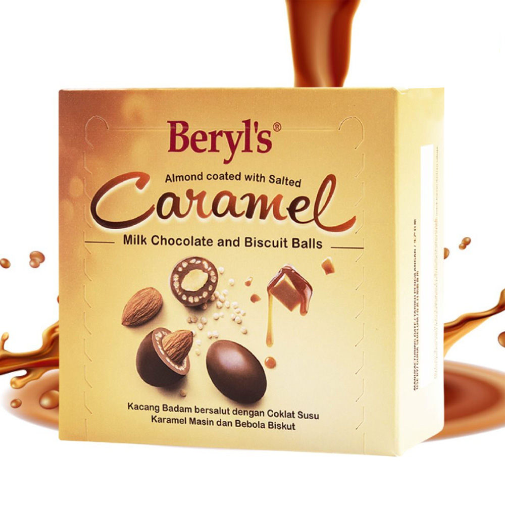 [SCP0733] Beryls Almond Caramel Milk Chocolate 60g