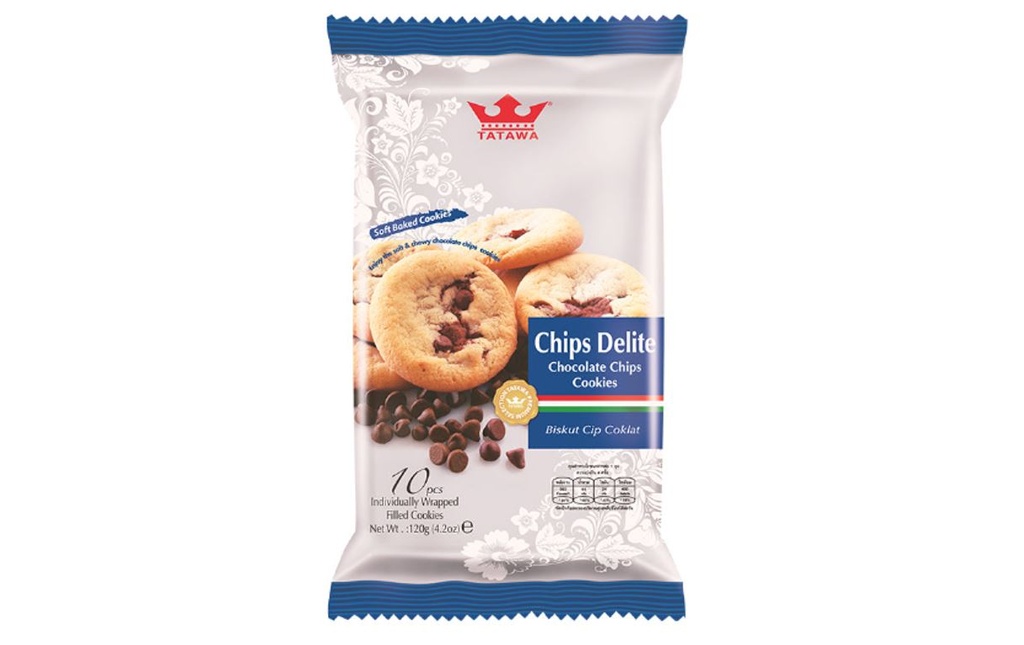 Tatawa Chips Delite Choc Chips Cookies 120g
